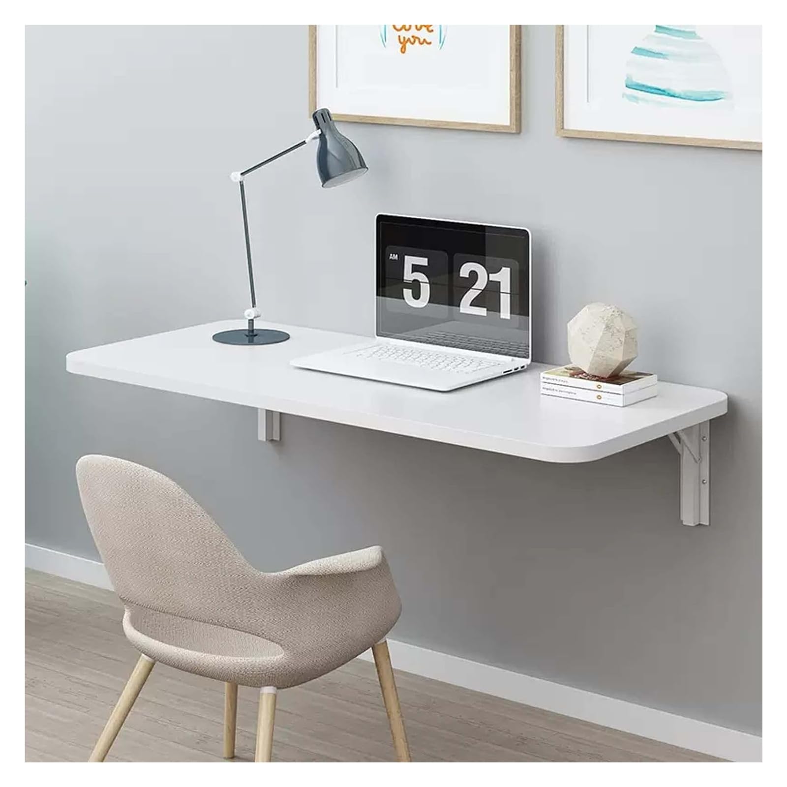 Table murale pliante flottante de 35x16 inch pour chambre