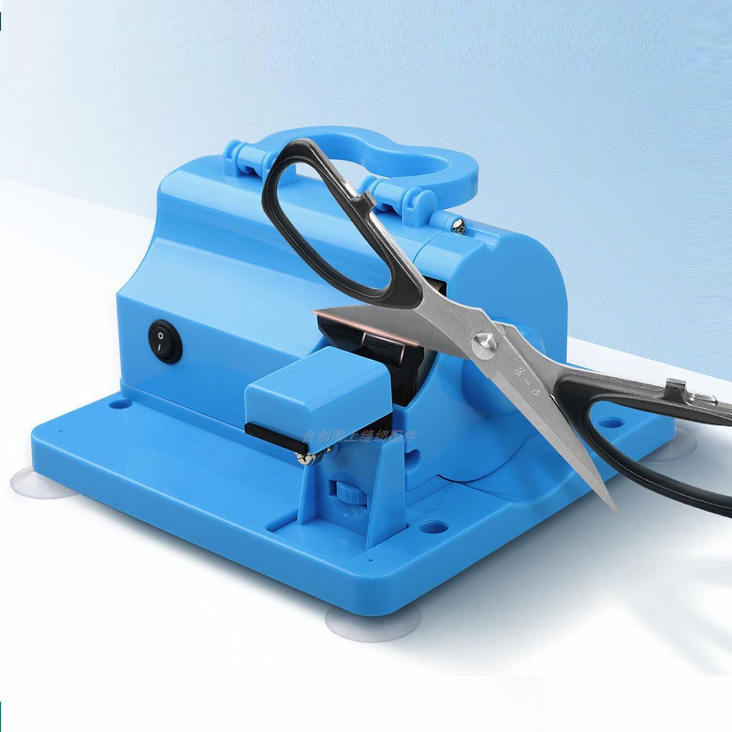 YXZQLOZ 220v Electric scissors sharpener, self-sharpening type, with diamond grinding wheel, height adjustable, suitable for fabric scissors and kitchen scissors.