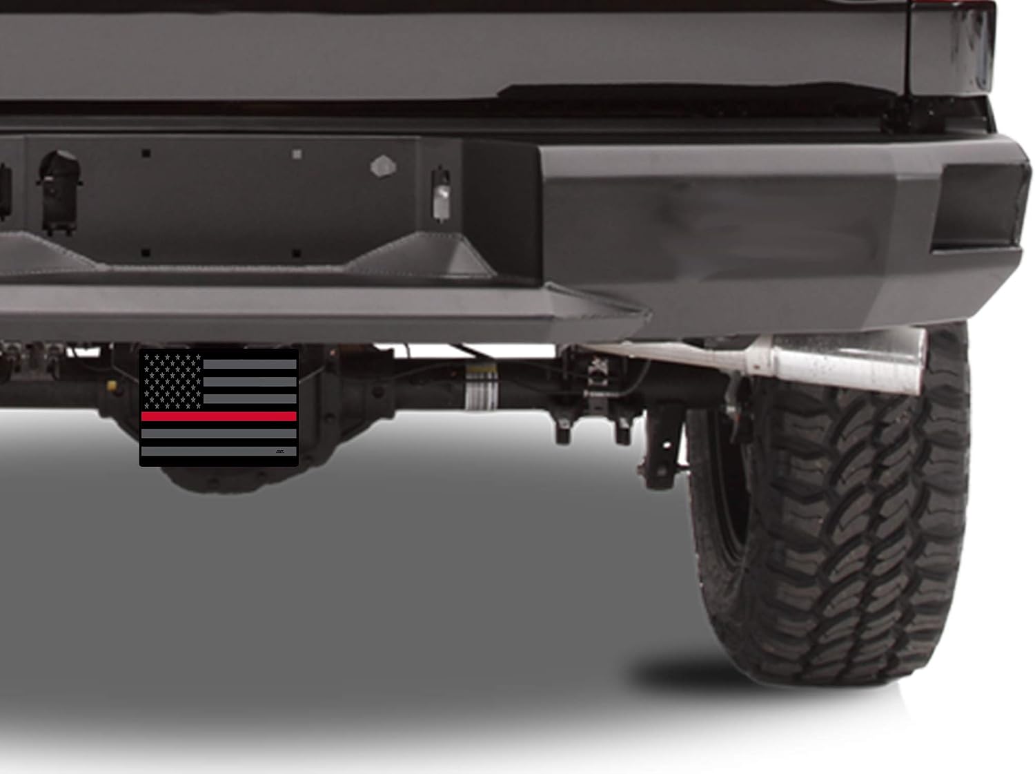 Rogue River Tactical Subdued Thin Red Line Flag Trailer Hitch Cover Plug US Fire Fighter Truck Department FD