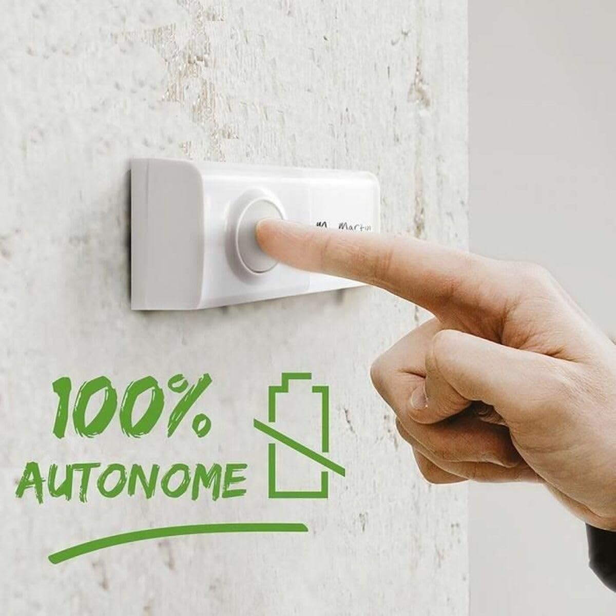 SCS SENTINEL Bezprzewodowy dzwonek do drzwi EcoBell 100 Plug