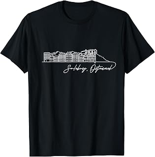 Signature Salzburg City Skyline - Austria Souvenir T-Shirt
