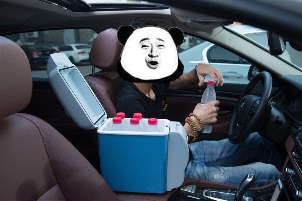Mała lodówka Przenośna mini lodówka 7,5 l 12 V lodówka samochodowa zimna i gorąca grzejnik dwufunkcyjny mała lodówka z zamrażarką