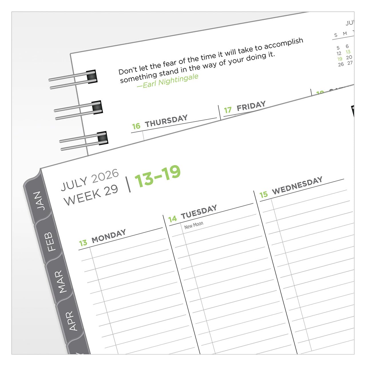 FranklinCovey - Agenda settimanale a spirale con 5 scelte (luglio 2026 - giugno 2027, classico)
