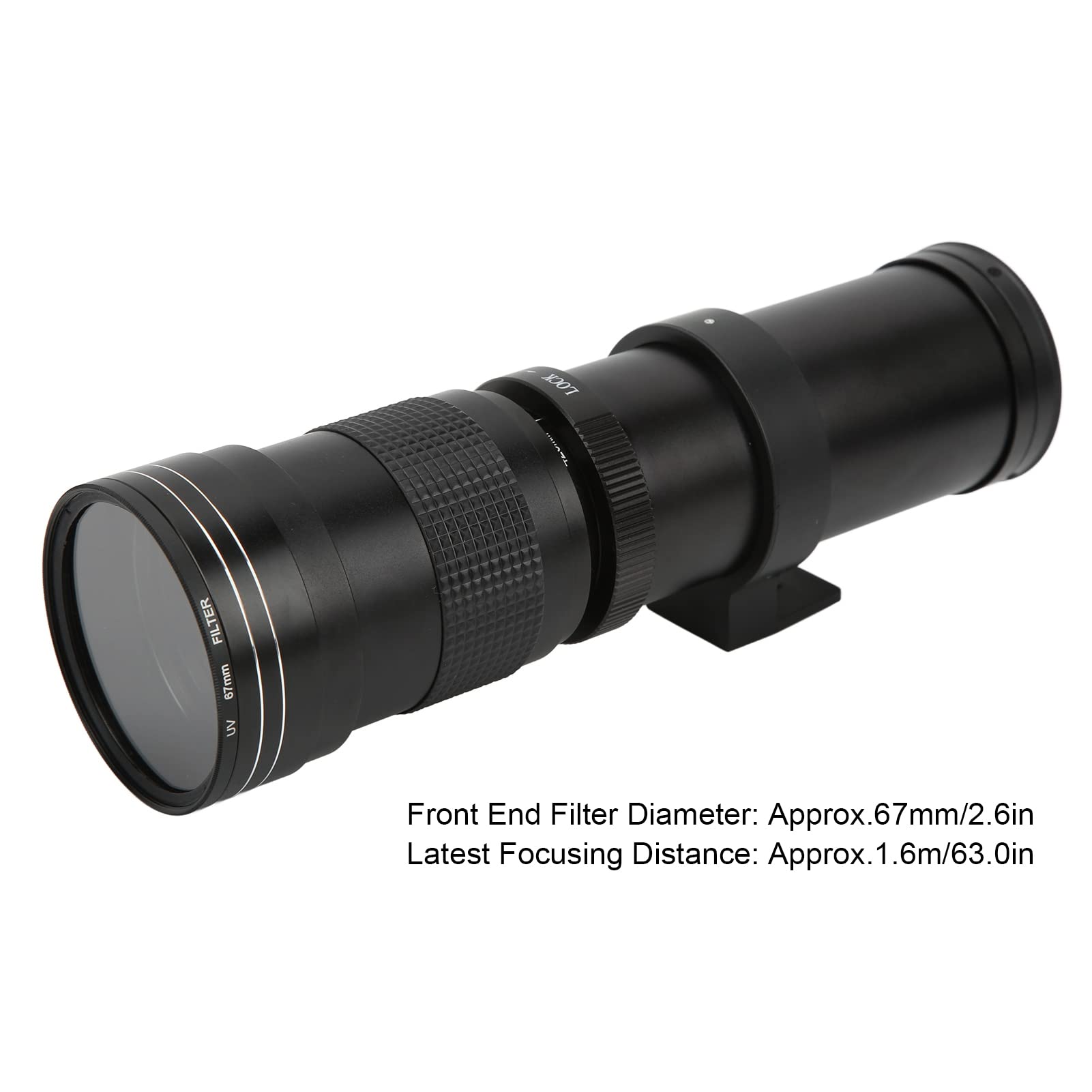 Objetivo Nikon 500mm 750mm Wildlife Lens On Nikon D3400 D3200