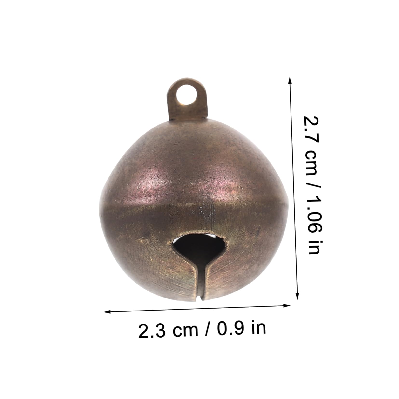 balacoo Loud Bells for Pet Collars 10 Copper Christmas Tree Bells Decorative Wreath Bells for Dog and Cat Collars and Adjustable