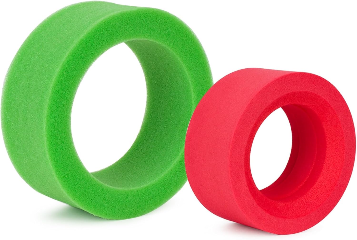 1.9 Tire Foam,4PCS 1.9" Dual Stage Closed Cell Inner Soft Outer Foam Inserts for 1/10 Scale RC Crawler Axial SCX10 90046 TRX4 Rock Crawler Tires 120mm