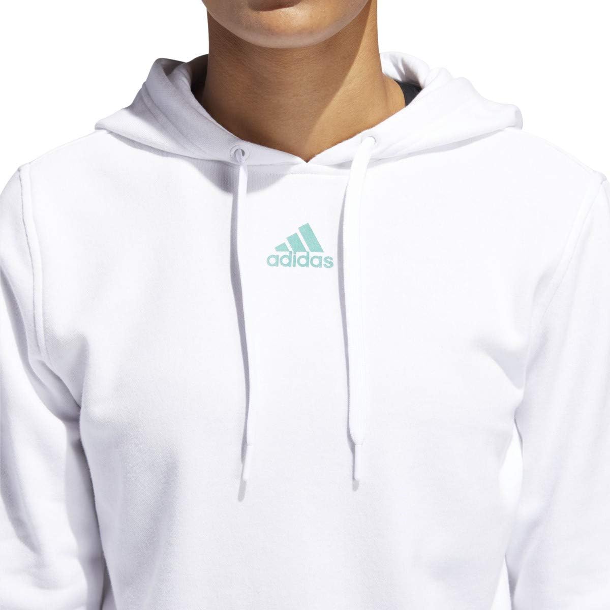 adidas Women's 3-Stripes Cropped Hoodie - Image 4