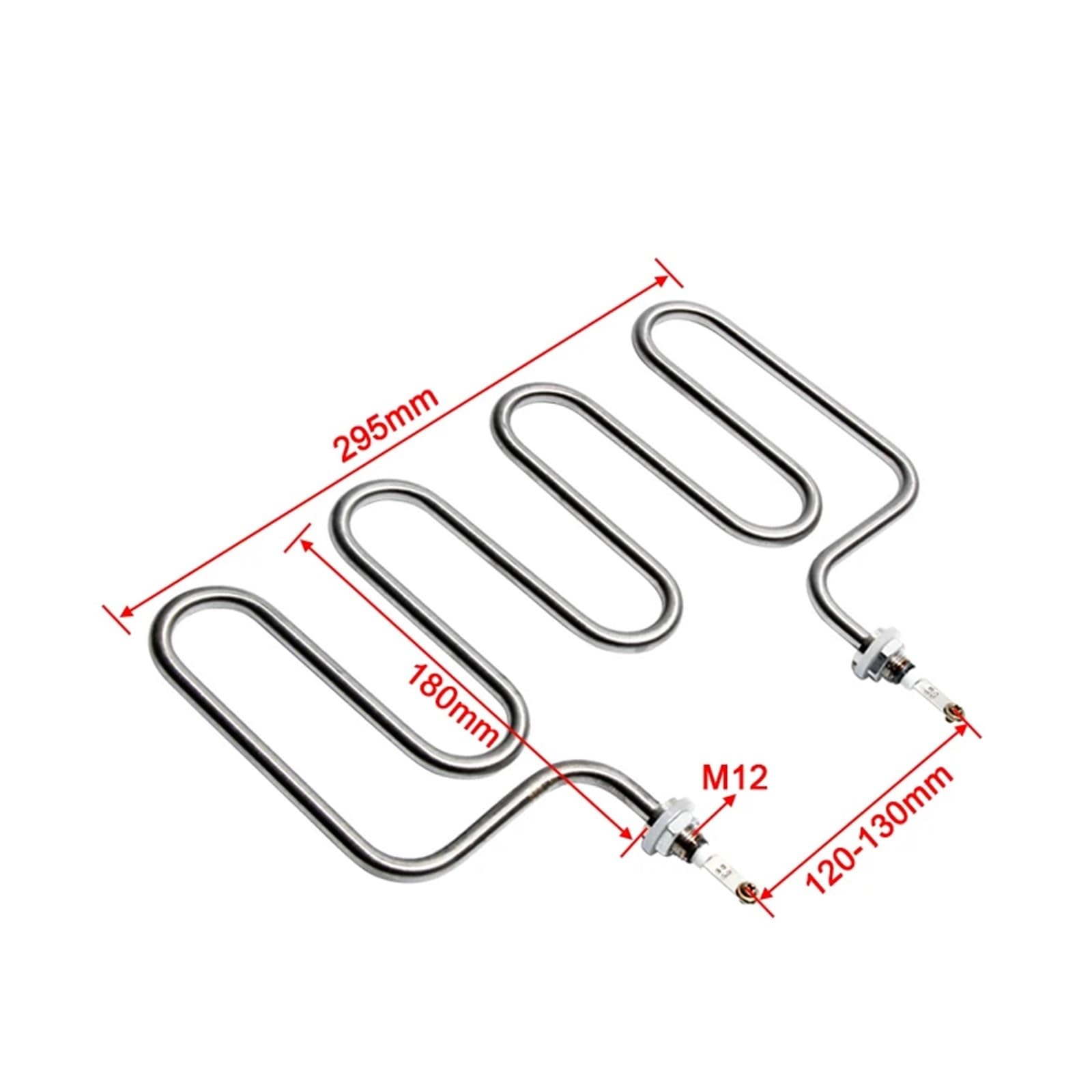 Equipo de utensilios de cocina comercial, tubo de elemento calefactor, 220V/380V, 1,5kW/2kW/3kW/4,5kW, tubo calentador de agua(220V,1500W)