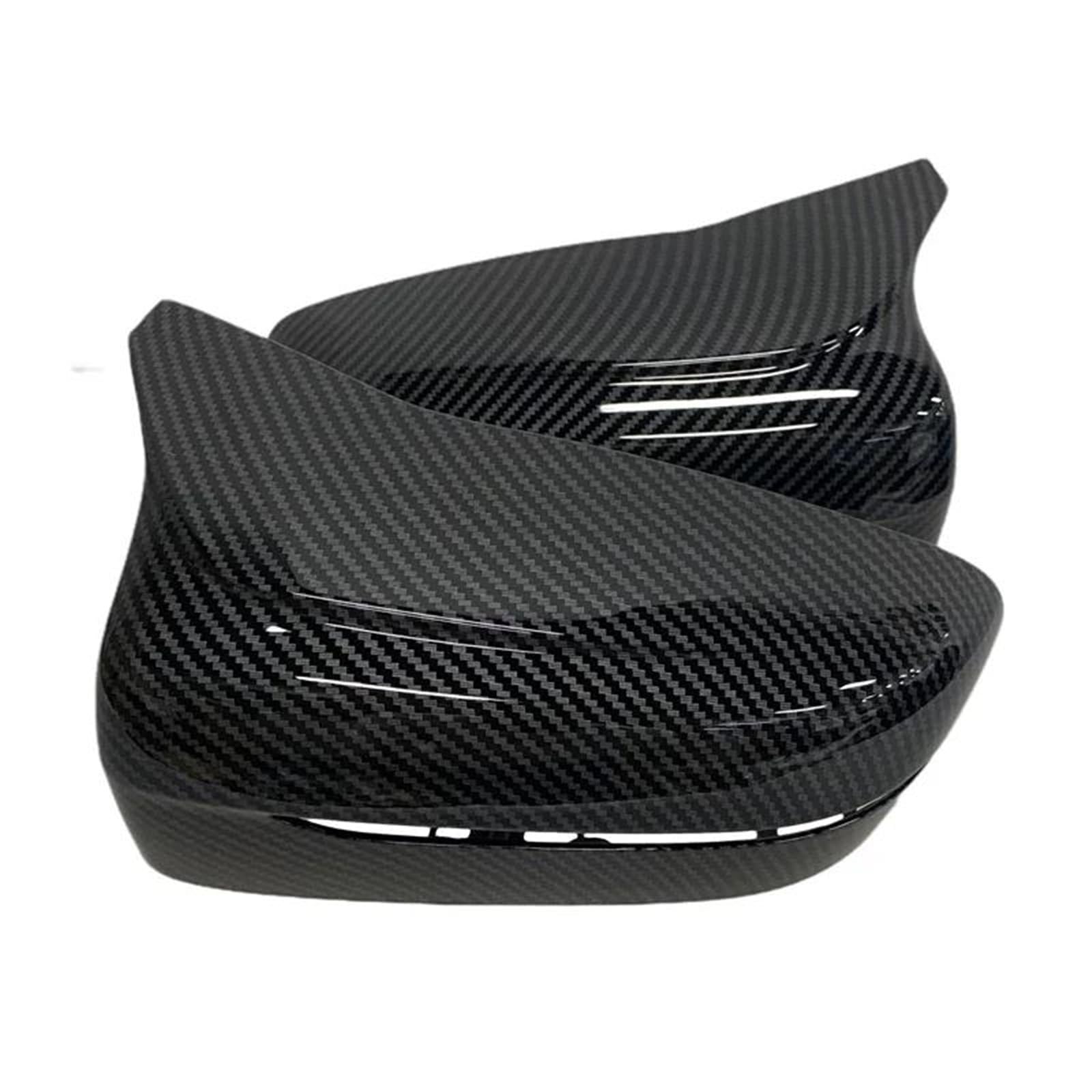 Retrovisore Shell Calotta Per Specchietto Retrovisore Esterno Auto Per BMW G42 G20 G28 G22 G23 G26 I4 G30 G38 G11 G12 G14 G15 G16 F90 M5 2017-2022 Copertura Esterni Calotta(Aspetto carbonio)