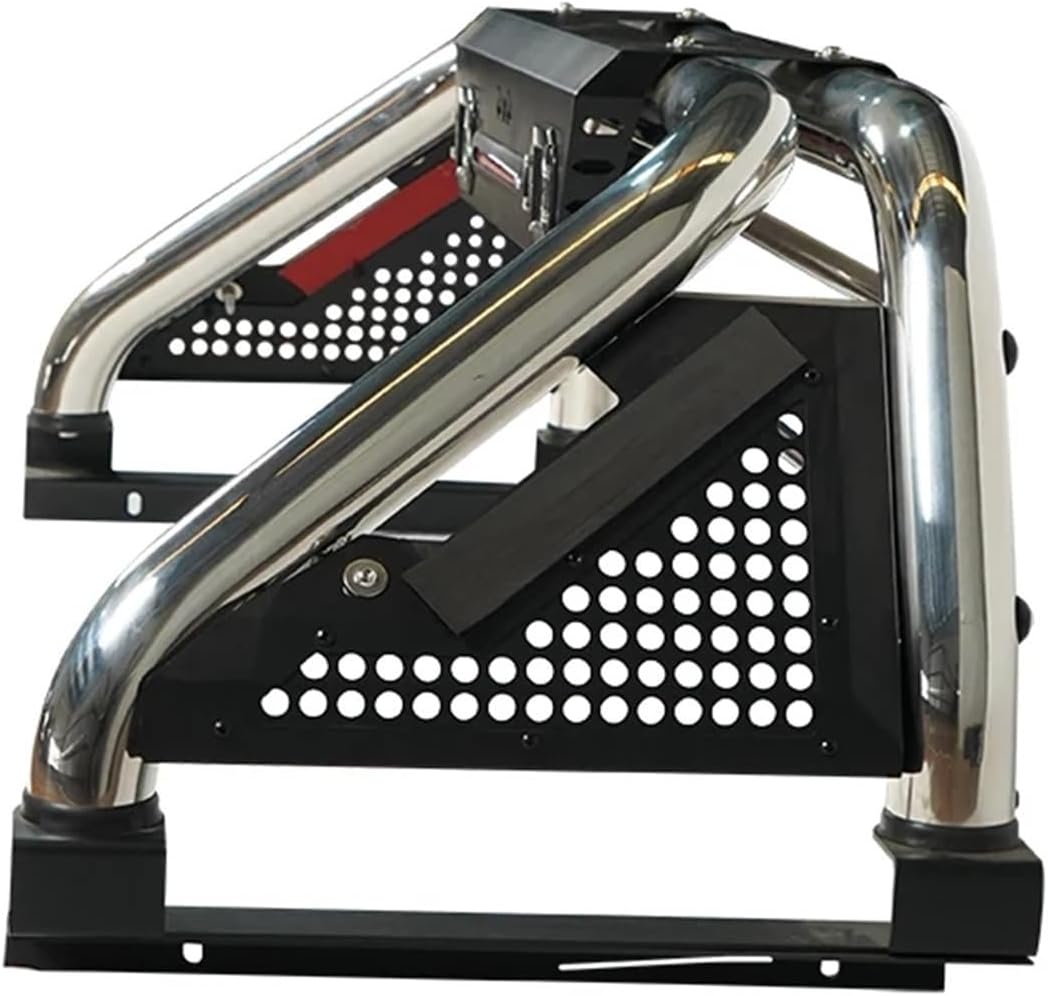 Pickup Truck Roll Bar with Accessories Silver Roll Bar with Led Light Compatible for Silverado 1500