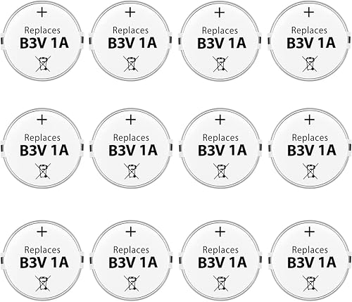 B3V - Batería de repuesto de alta capacidad compatible con collares electrónicos de alta tecnología de MS-4 y MS-5, paquete de 12