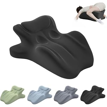 Generisch Sweet Spot Pillow, Chiro Monk Couple Pillow - 27&deg; Angle, Perfect Position, Ergonomic Memory Foam Wedge Pillow to Su