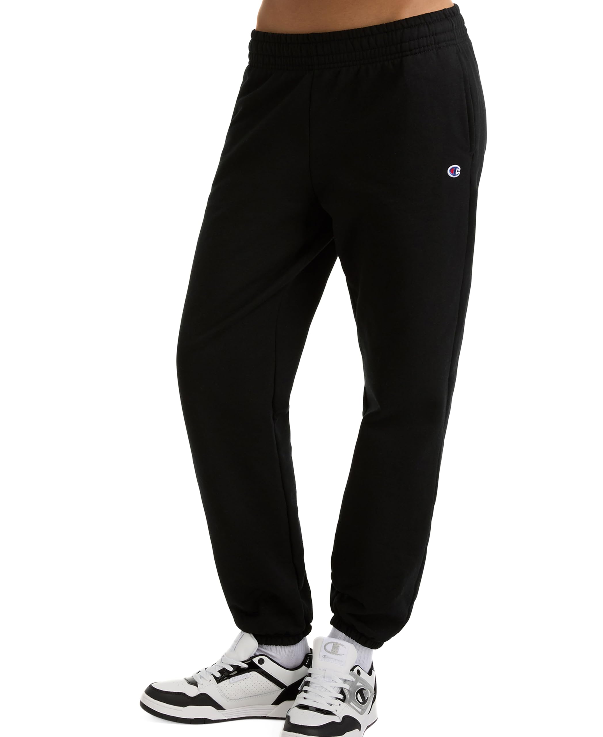 Women's Cinched-Bottom Fleece Sweatpants, Oversized Fit, Midweight