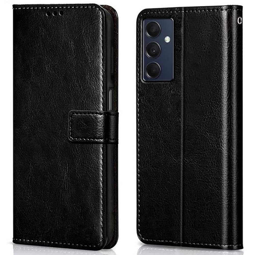 TOUCCH Flip case for Samsung Galaxy M14 5G| Leather Finish Cover & Flexible Stand Design | Card and Money Pocket | Black (B0CXR9JPMK) Amazon Price History, Amazon Price Tracker