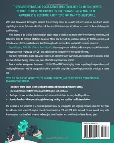 Beyond Coping Skills: The Ultimate Teens' Workbook: Integrating Cbt And Dbt For Lasting Emotional Regulation And Personal Growth #TOP1