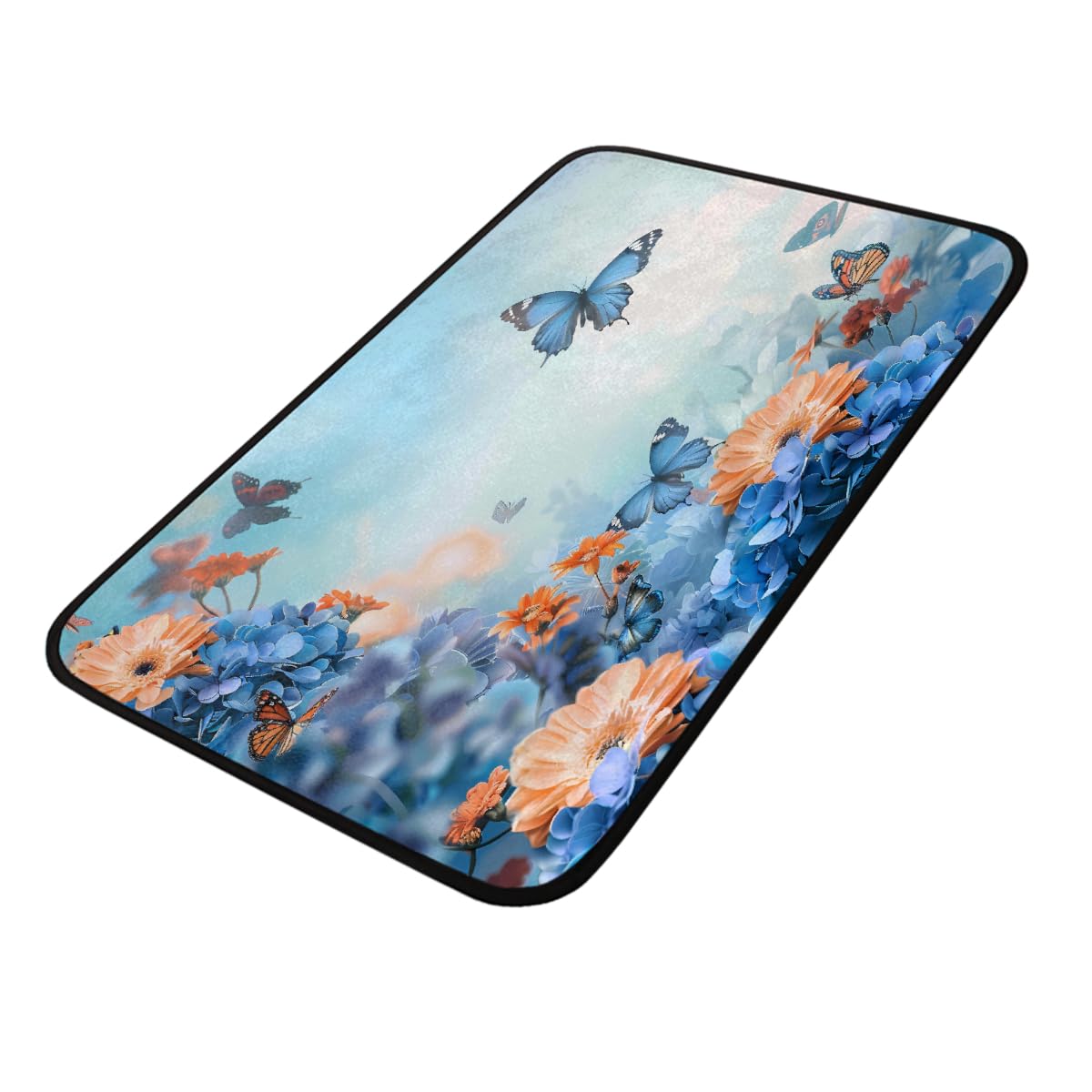 Paillasson antidérapant pour entrée fini les glissades tapis fleurs