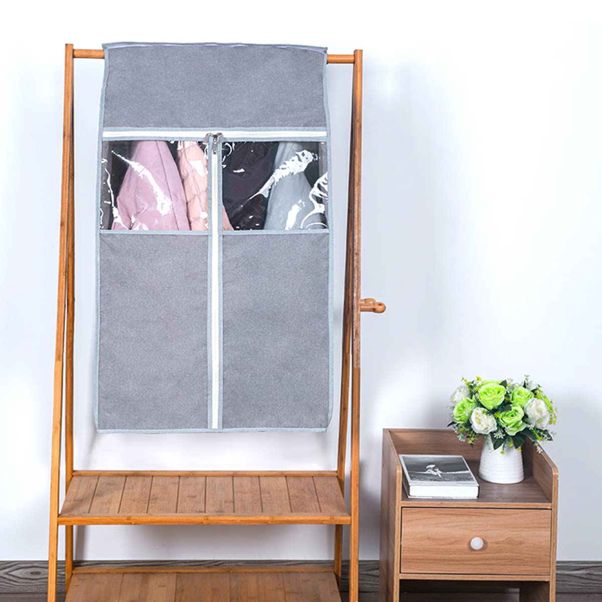 Bolsas De Ropa Para Colgar Largas, Funda Protectora Para Ropa Con Ventana Transpransparente Grande, Fundas Para Bolsas De Almacenamiento Para Abrigos, Chaquetas, Vestido De Novia, 78×52×85cm