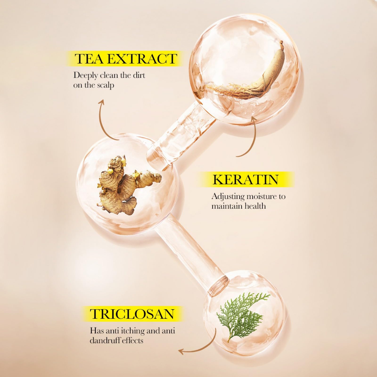 Vawolecy Hair Shampoo Bar, Deep Cleansing for Hair & Scalp Hair Loss,Promotes Hair Growth, 0 Silicone Oil