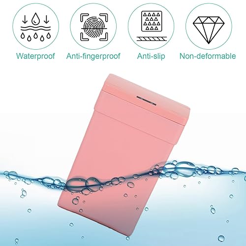 Vista 4 de Bote de basura automático de 13 galones para cocina, sin contacto, de alta capacidad, con tapa, para dormitorio, baño, hogar, oficina, 50 litros