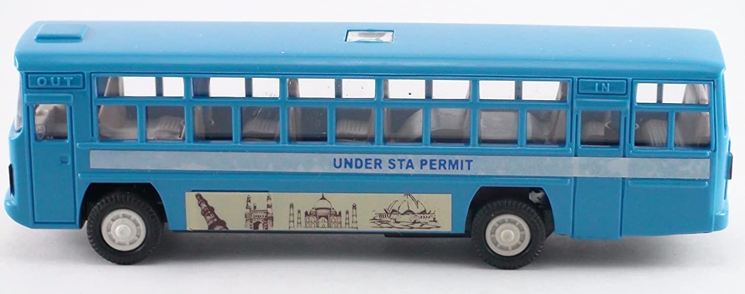 OFFPHATE Plastic Toy City Bus, Pack of 1, Pull Back Toy, Weight Around 100 Grams & Length 15 CM. Color. (Blue) (B0BMM745RB) Amazon Price History, Amazon Price Tracker