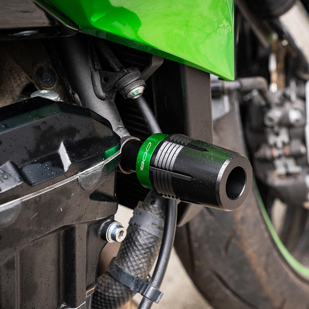 Compatible con Ka&wasaki Z900 RS SE Z900SE Z900RS Z900RS 2017-2025 2024, protector de motor Z 900, accesorios de protección contra caídas (verde)