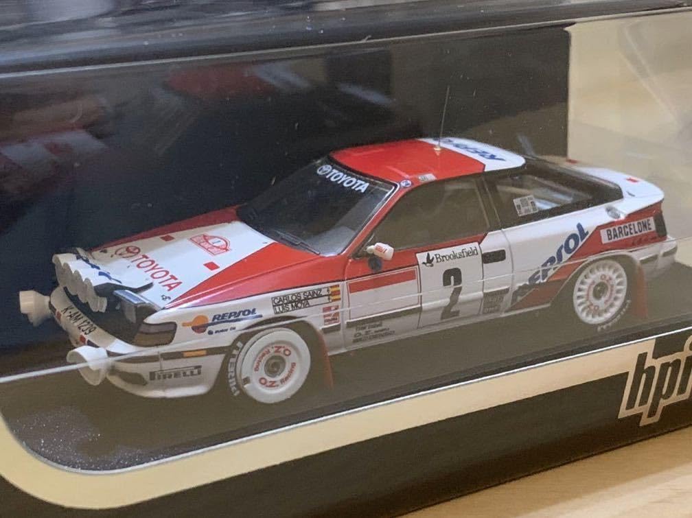 HPI 8089 トヨタ セリカ GT-Fourモンテカルロラリー1991#2 Amazon | hpi 8089 1/43 トヨタ セリカ GT-FOUR WRC 1991年