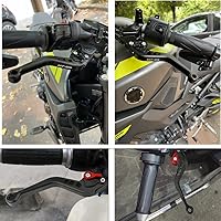 Vista 5 de DOUKI Para Bajaj Pulsar 200 NS 200 NS200 Todos los años Palancas de embrague de freno largo de motocicleta ajustable CNC Aluminio Palancas de freno