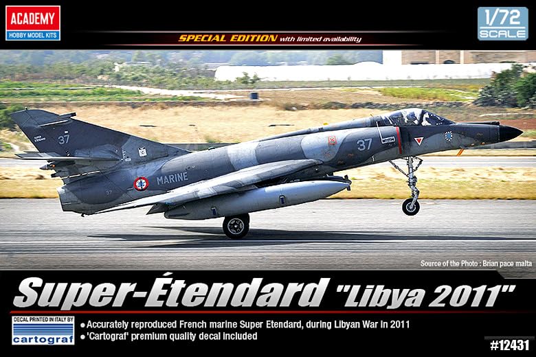 Kit de modelo Academy Super-Étendard Libya 2011 miniatura 6