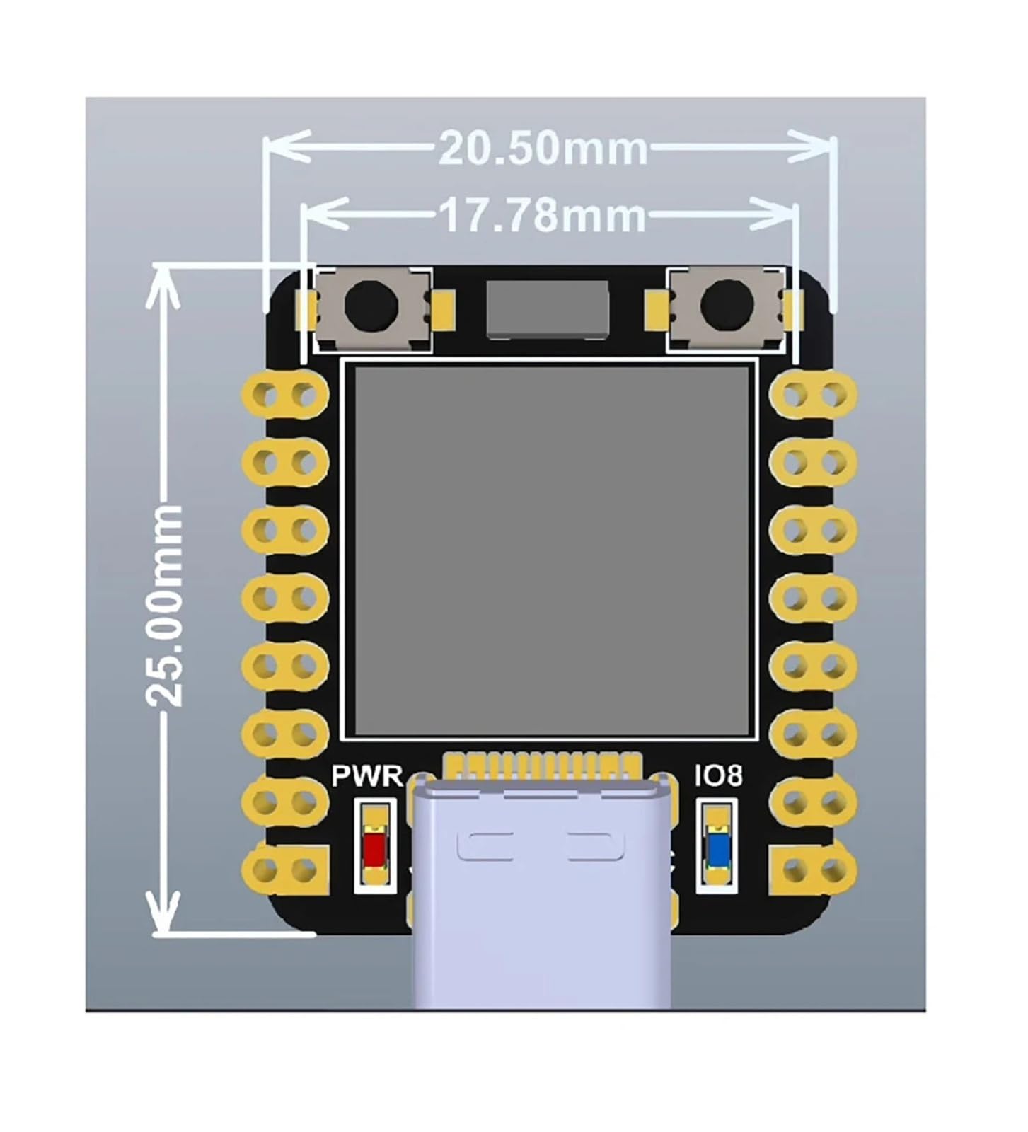 Moduł płytki rozwojowej ESP32-C3 o przekątnej 0,42 cala z mikrokontrolerem z anteną ceramiczną(10PCS)