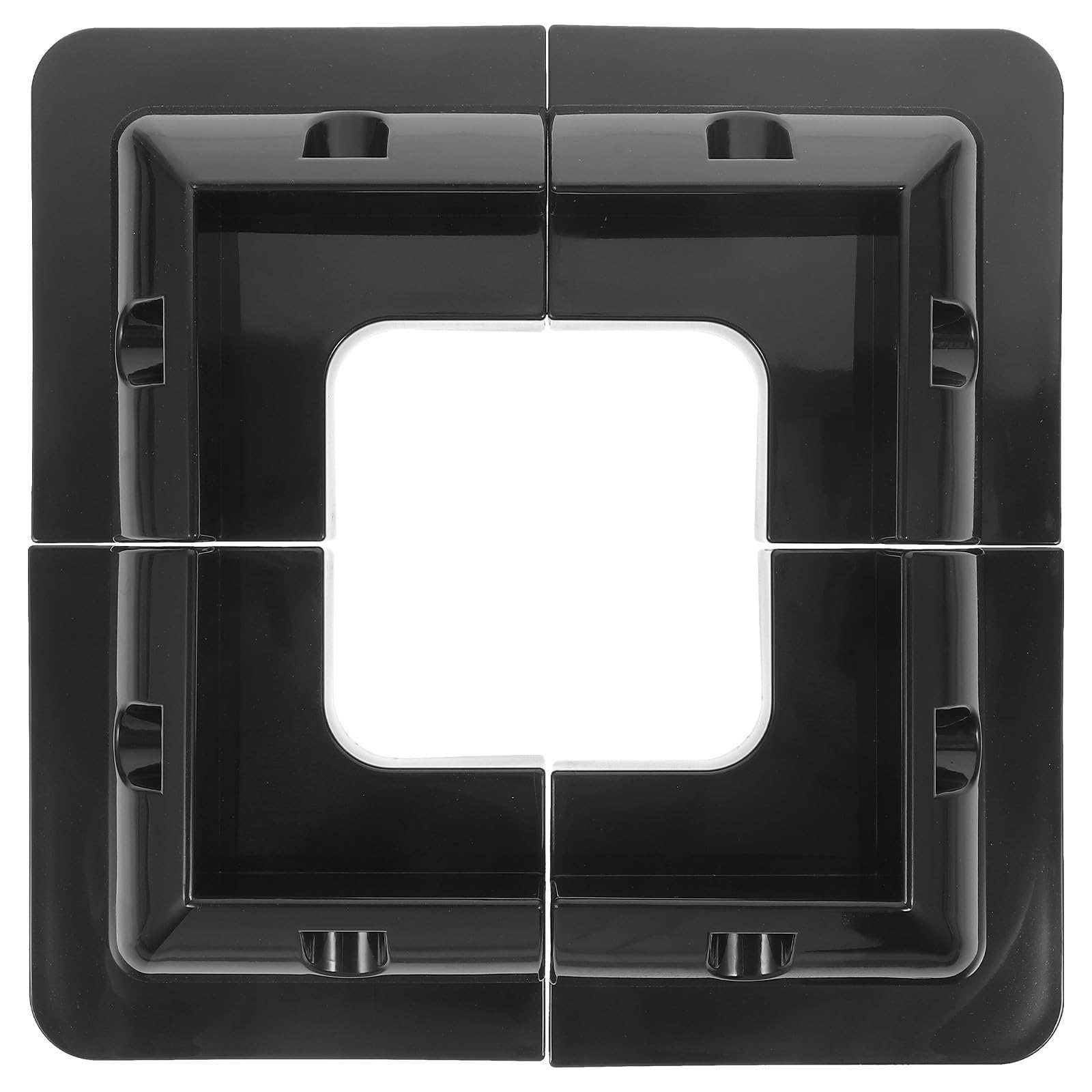 Soporte de Montaje para Panel Solar sin Taladros para Caravana y Barco, Instalación Fácil y Segura, Kit de 4 Piezas para Uso Exterior