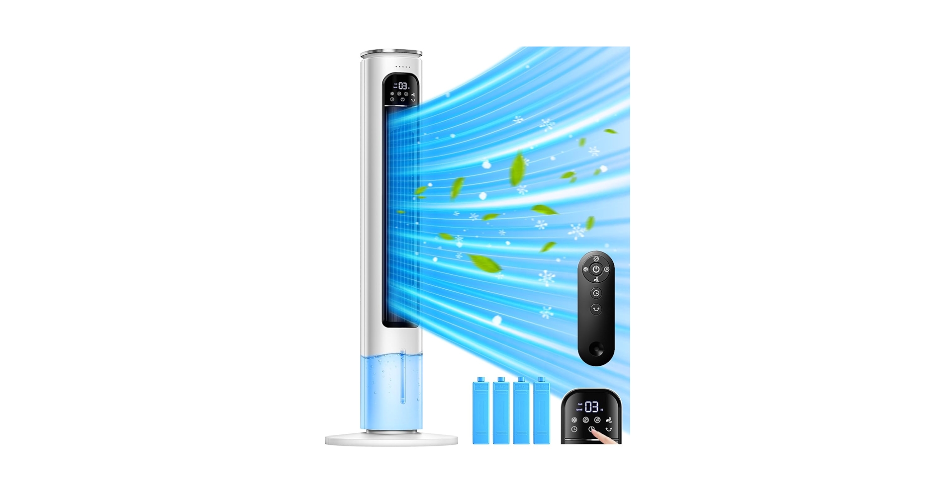 Amazon | 【2025最強版冷却機能】冷風機 強力 冷風扇 95cm