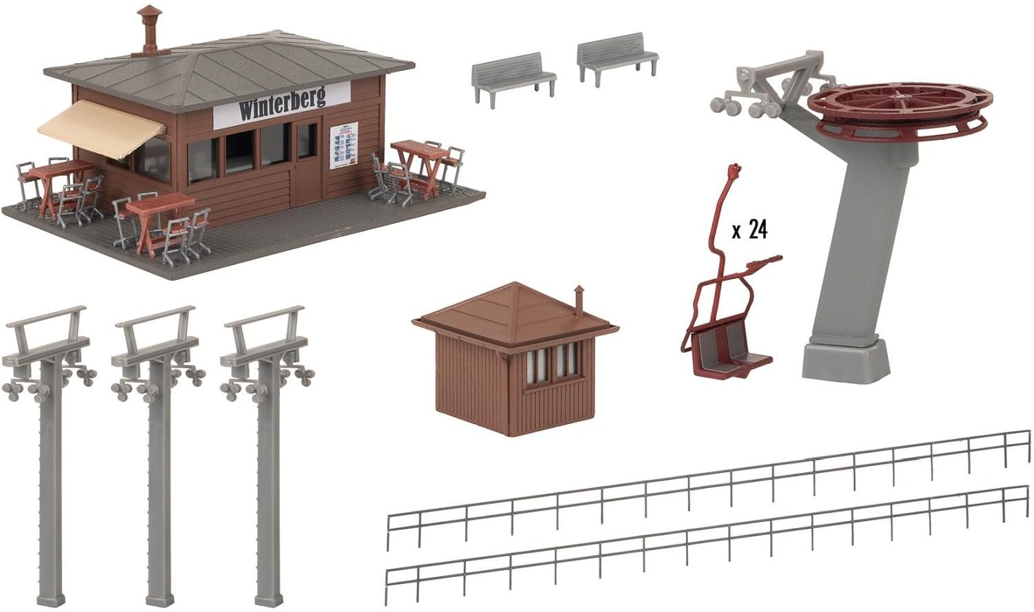 Amazon.com: FALLER 134004 H0 Chairlift Track Width H0 : Arts