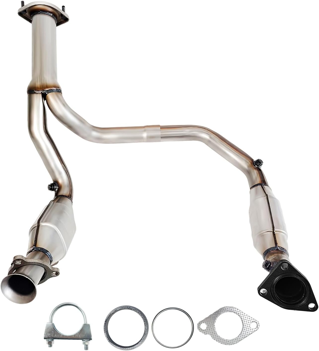 Catalytic Converter Fit for 2007 2008 Chevrolet Silverado 1500/ Tahoe/Avalanche/Suburban 1500, 2007 2008 GMC Sierra 1500/ Yukon/Yukon XL 1500 4.3L/4.8L/5.3L/6.0L Catalytic Convertor (EPA Compliant)