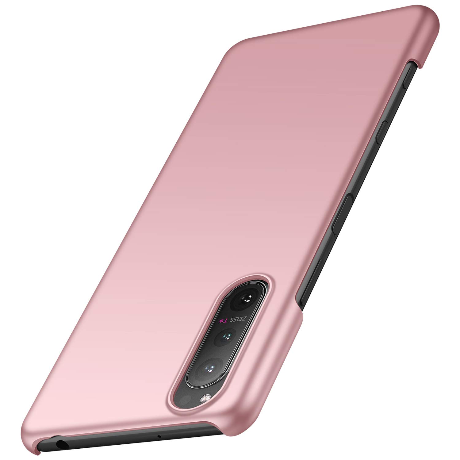 Compatible for Sony Xperia 5 II Case, [Anti-Drop] Slim Thin Matte Hard Case, Full Protective Cover For Sony Xperia 5 II (Rose Gold)