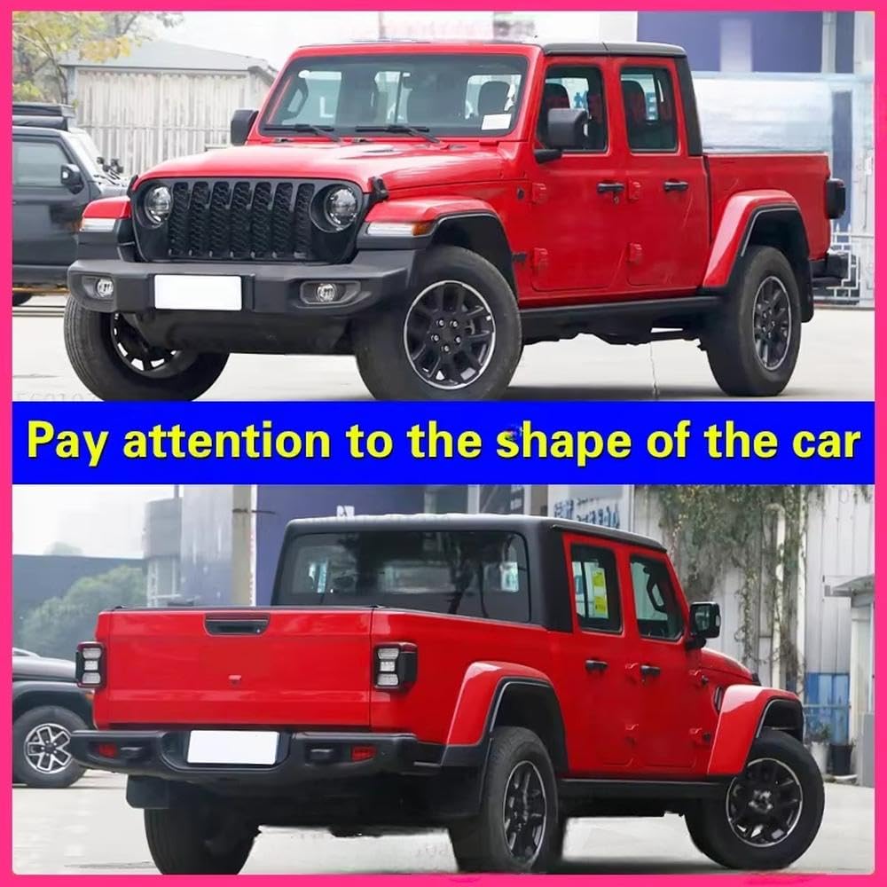 Pour Jeep Gladiator Pour Villys 2023-2025 Garde-boue 4 Pièces