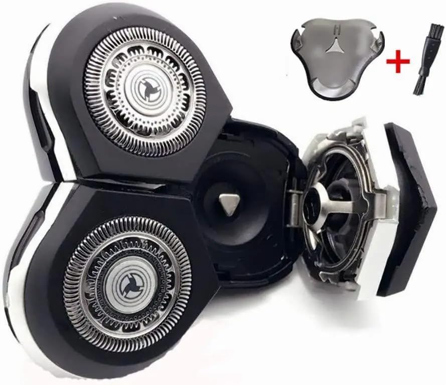 QHYSS Cabezales de repuesto S9000 para afeitadoras Philips Norel*co Series 9000 RQ10 RQ11 RQ12+ Soporte de cabezal de maquinilla de afeitar eléctrica RQ1280, RQ1290, RQ1290CC