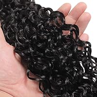 Vista 2 de Paquetes de cabello humano brasileño ondulado (14, 16, 18, 20 pulgadas), cabello humano sin procesar 12A, paquetes húmedos y ondulados, extensiones