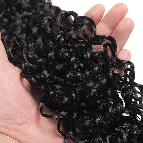 Miniatura 3 de Extensiones de cabello humano virgen brasileño ondulado (26, 28, 30 pulgadas), 100% cabello humano sin procesar, 3 manojos de cabello húmedo y