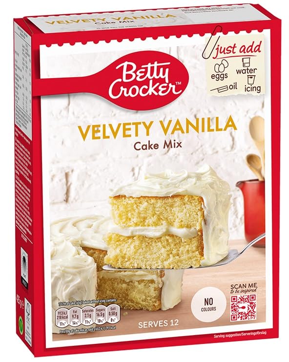 Velvety Vanilla Cake Mix Kuchenbackmischung für Vanillekuchen 425g – importiert von Shestore24