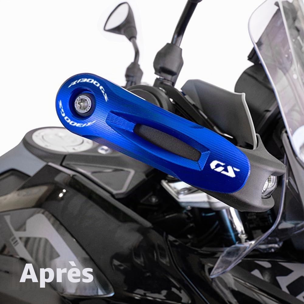 Pour R1300GS R 1300 GSA R1300 GS ADV GS1300 Adventure 2023 2024 2025 Accessoires moto Protège-mains Protège-poignée Protège-guidon Protections en aluminium CNC (Noir)