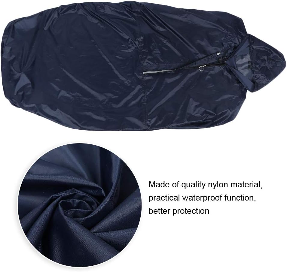 Canyita Wheelchair Poncho, Ultralight Waterproof Wheelchair Rain Cover Raincoat with Hood Wheelchair Rain Poncho for The Elderly Waterproof Raincoat with PVC Layer image 4