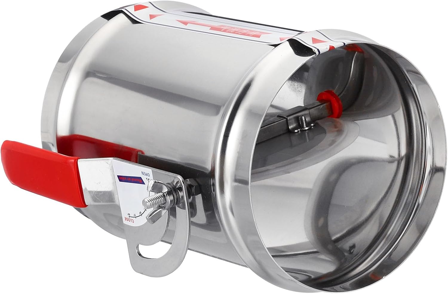 PATIKIL HVAC Duct Manual Volume Backdraft Damper, 5 Inch, Airflow