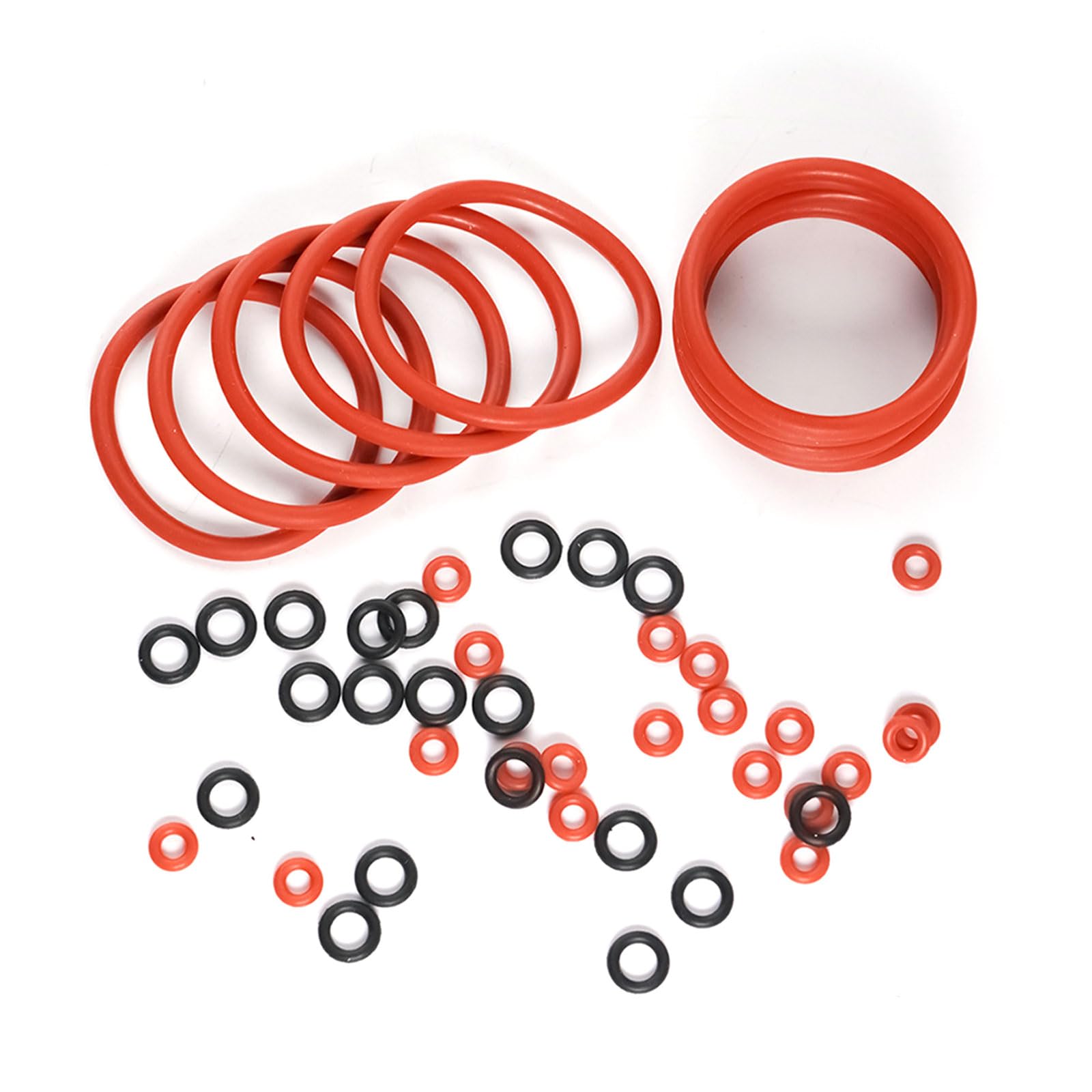 Maxtonser Pack of 50 Silicone Seals Coffee Machine Accessory Coffee Brewer Maintenance Coffee Machine Gaskets Silicone Seals