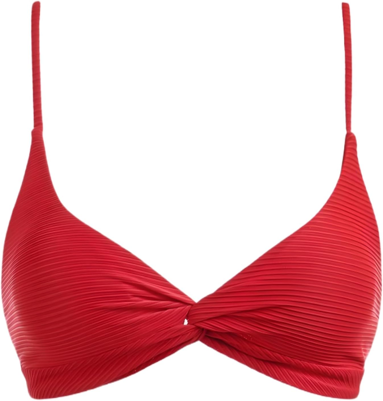 BERLOOK Women's Twist Backless Criss Cross Back Bathing Swimwear Cheeky Bikini Top