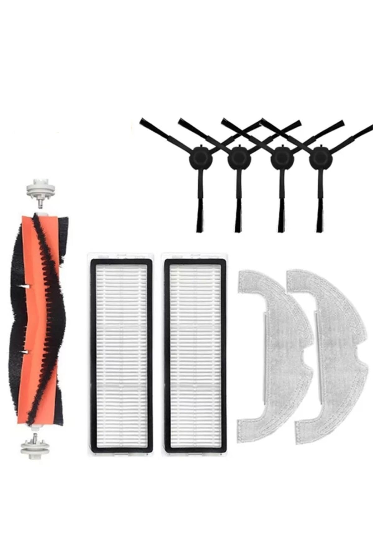 Lin Grup Stytj05Zhm Modeli ile Uyumlu Xiaomi Mi Robot Mop 2 Ultra Uyumlu Yedek Parça Seti N2