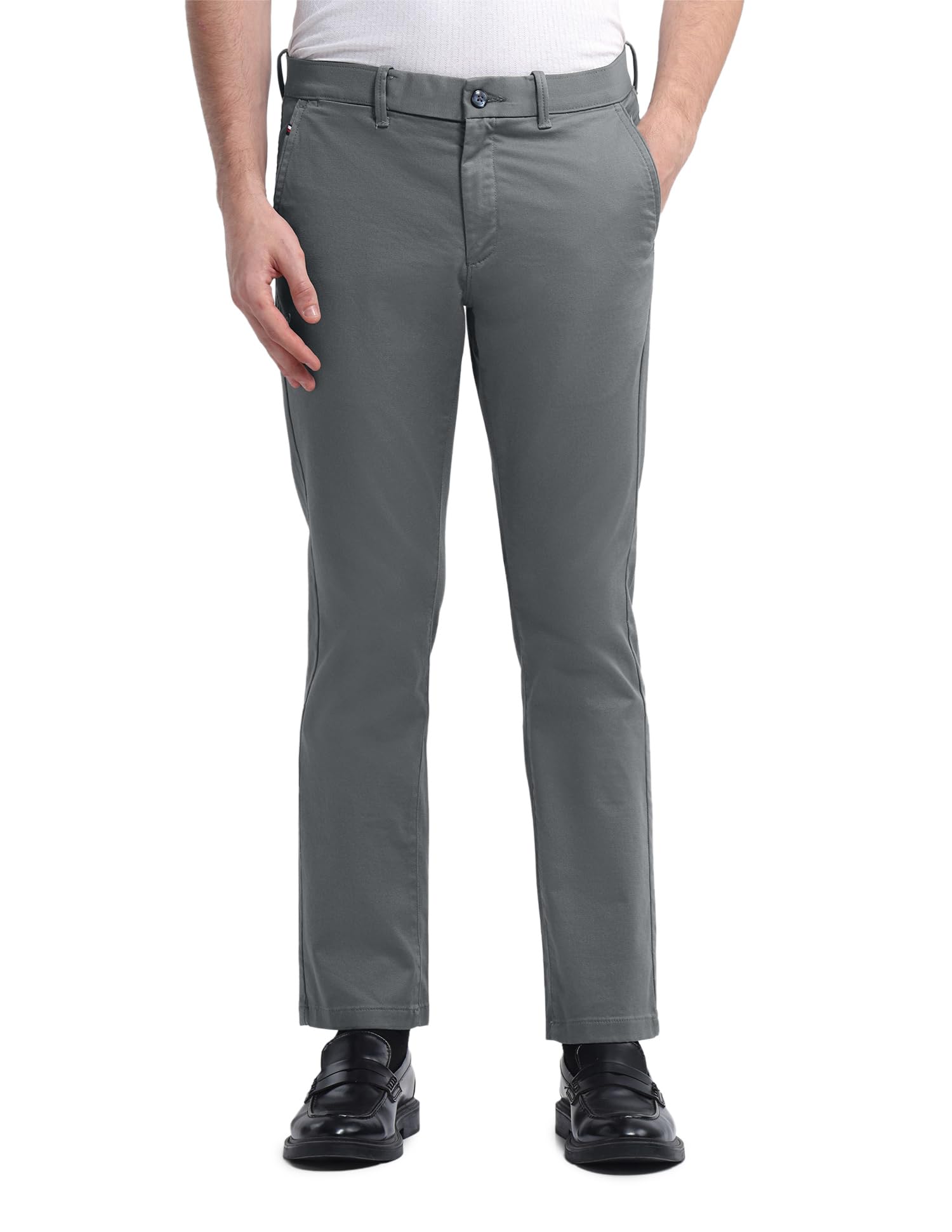 arrow sports Arrow Sport Men's Mid Rise Hudson Regular Fit Trousers-picture-20