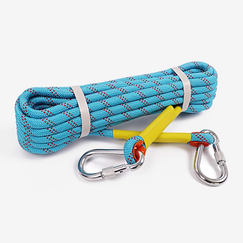 Equipo de escalada Aproximadamente 3000 Kg Material De Nylon Cuerda De Seguridad Al Aire Libre, Cuerda De Escalada Trenzada Pacientemente Con Un Diámetro De 12 Mm, Resistente Al Desgaste, Resistente A