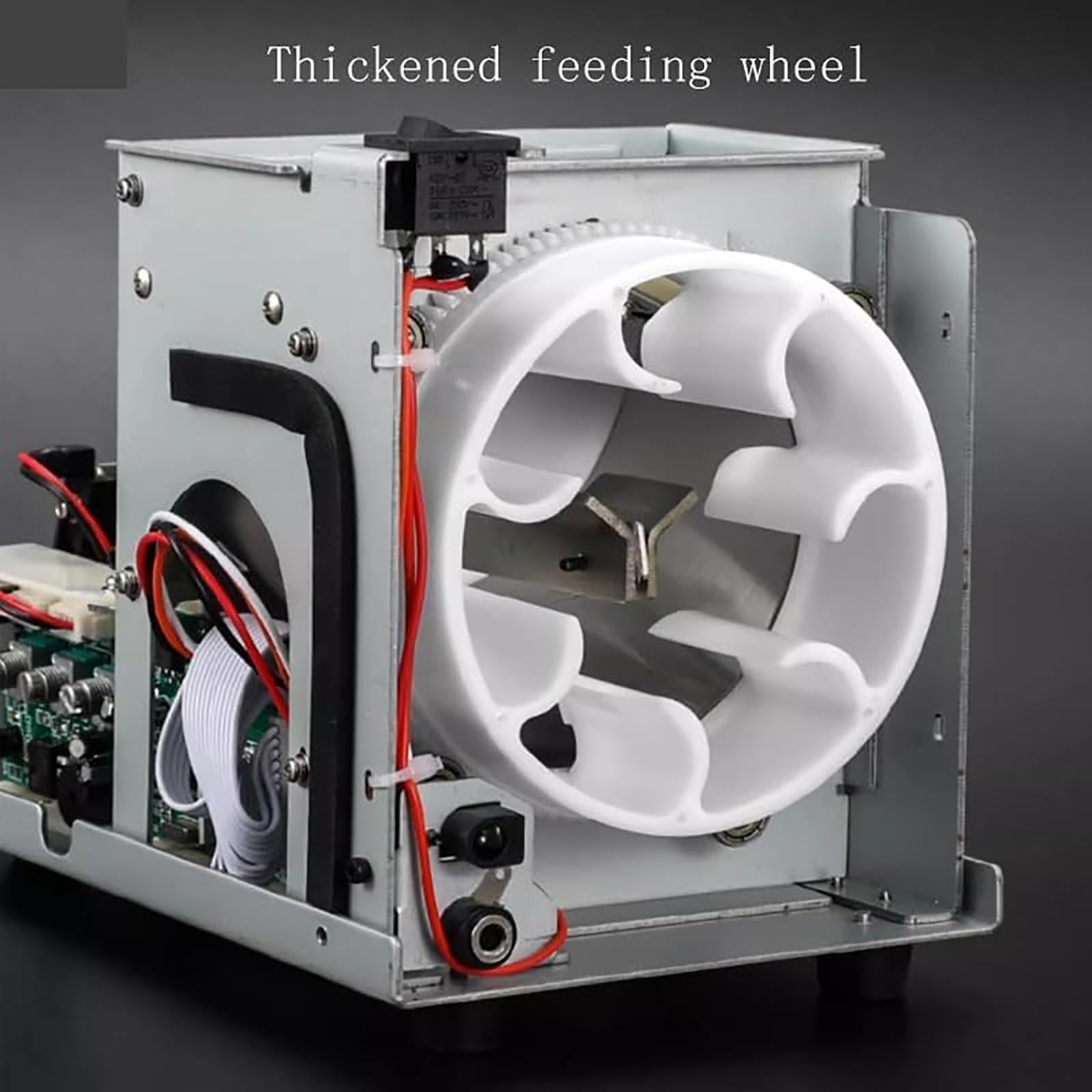 Máquina alimentadora automática de tornillo para embalaje de tornillos, transportador alimentador de velocidad ajustable, solución de alimentación eficiente para automatización industrial