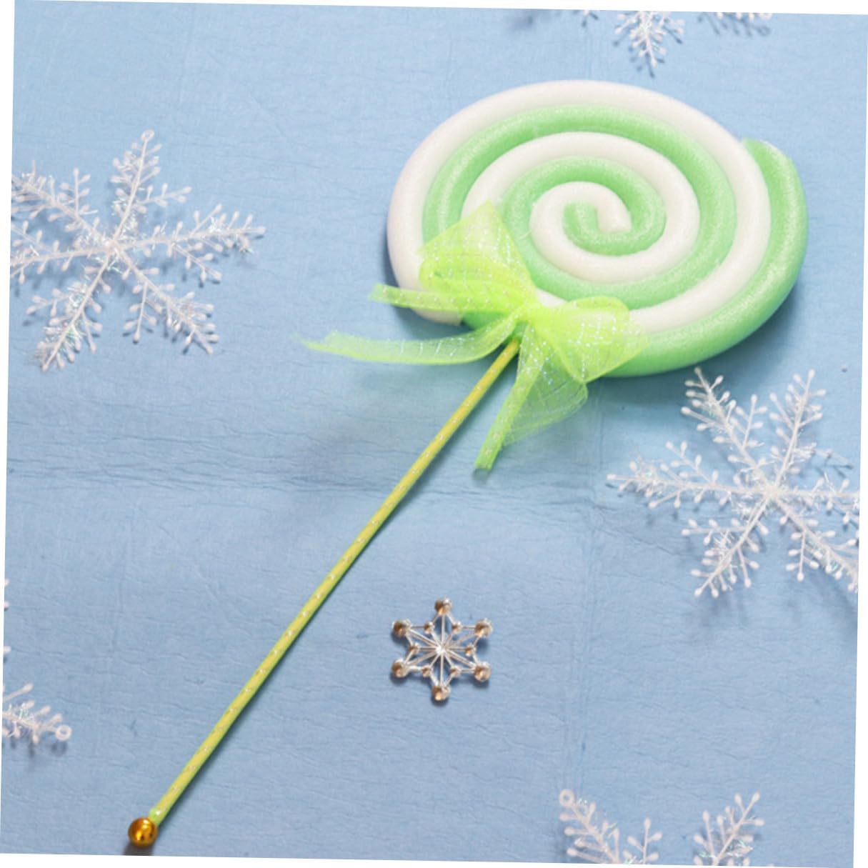 3pcs Small Red Green Blue Foam Lollipop Photography Props Decorative Candy Ornaments for Party Photo Booth Carnival Supplies