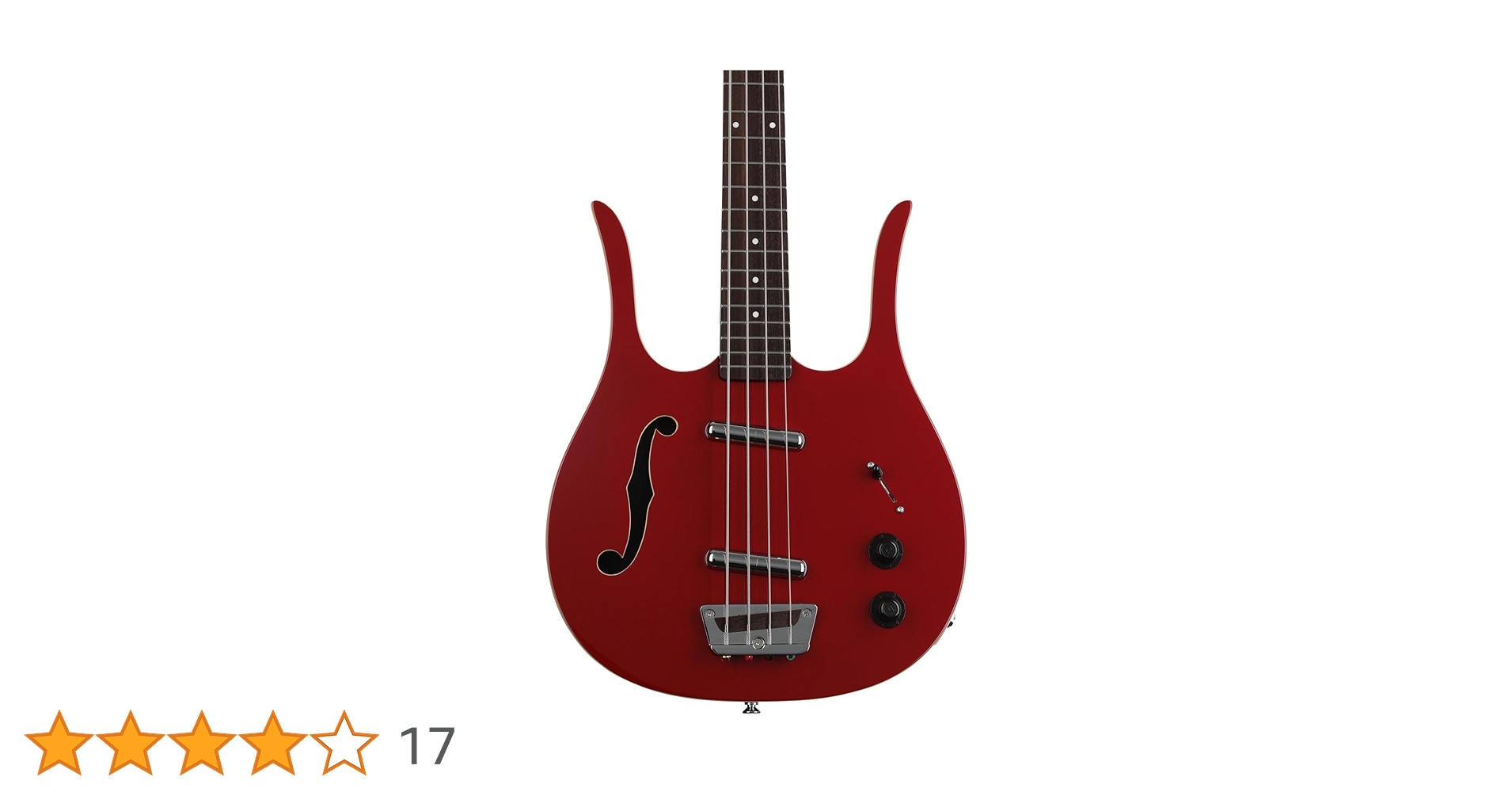 Amazon | Danelectro (ダンエレクトロ) ロングホーンベース RED HOT